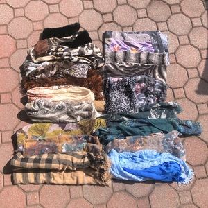 17 Various Scarves